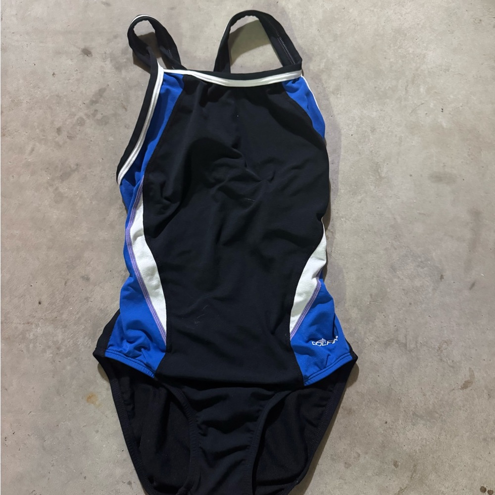 Dolfin Black and Blue Swimsuit